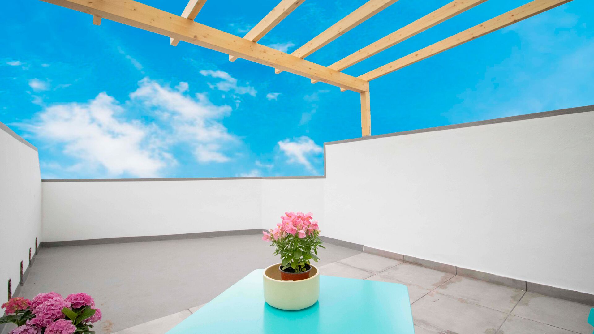 Piso amueblado de 2 hab y gran terraza en La Orotava